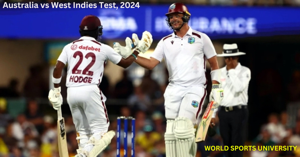 Australia vs West Indies Test, 2024